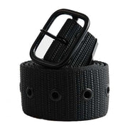 Cinturón AČR 95 negro con hebilla metálica de pasador, cinturón militar resistente