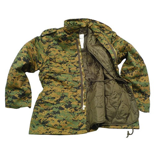 Parka US 65 con forro Digital Woodland, vista frontal del producto