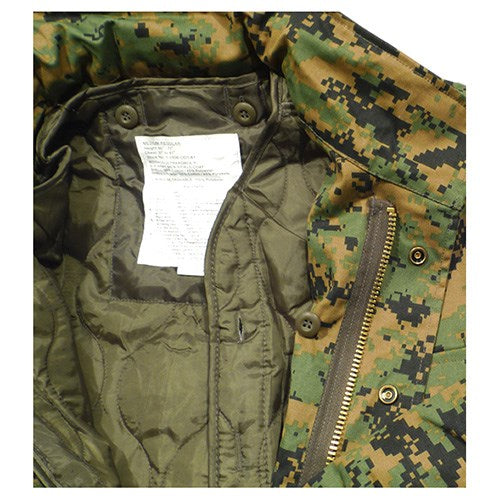 Parka US 65 con forro Digital Woodland, vista frontal del producto