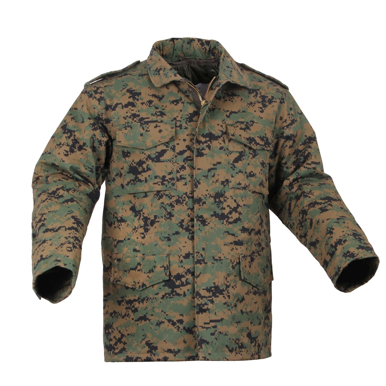 Parka US 65 con forro Digital Woodland, vista frontal del producto