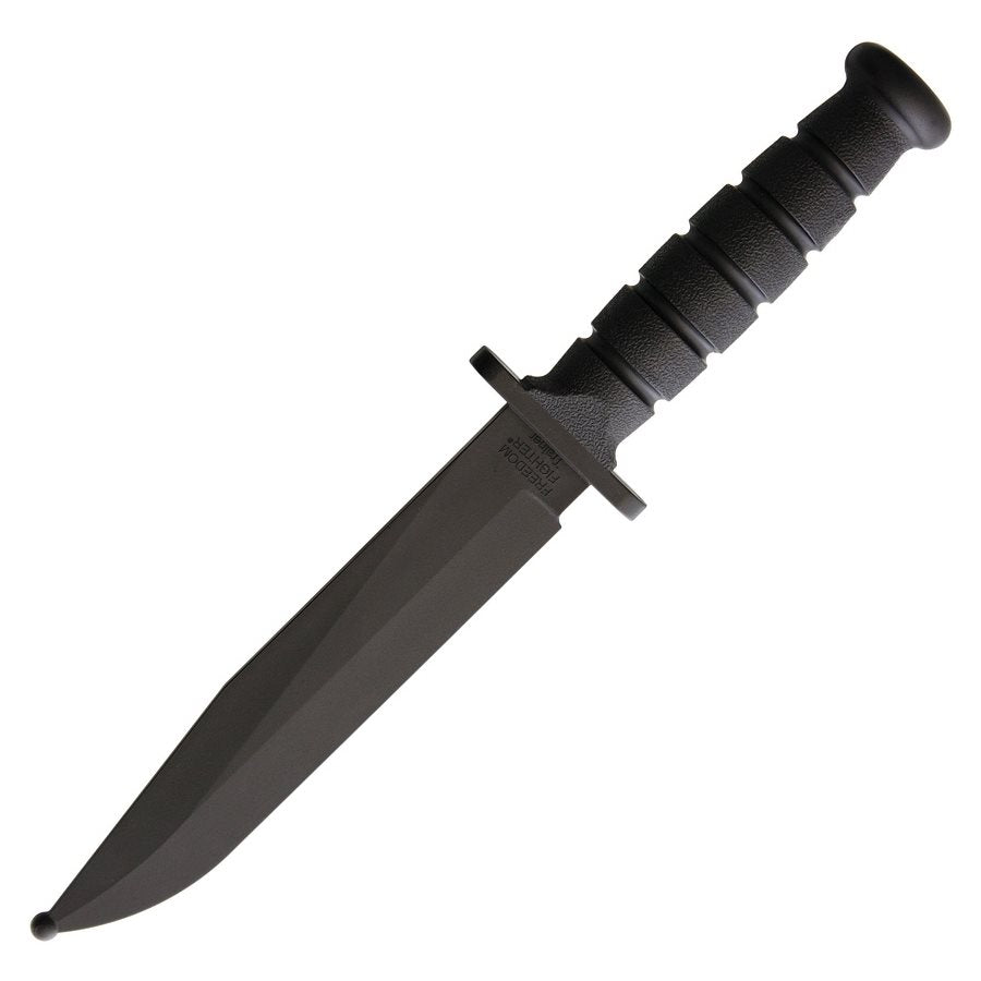 Cuchillo de entrenamiento FREEDOM FIGHTER 6 negro con punta de seguridad