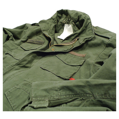Chaqueta US M65 VAGE verde - vista delantera del modelo