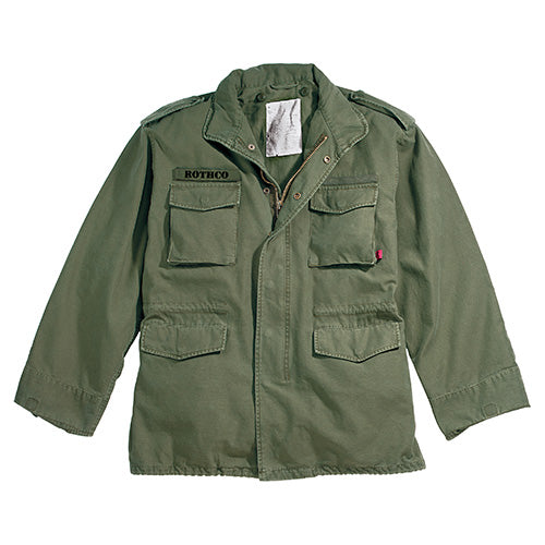Chaqueta US M65 VAGE verde - vista delantera del modelo