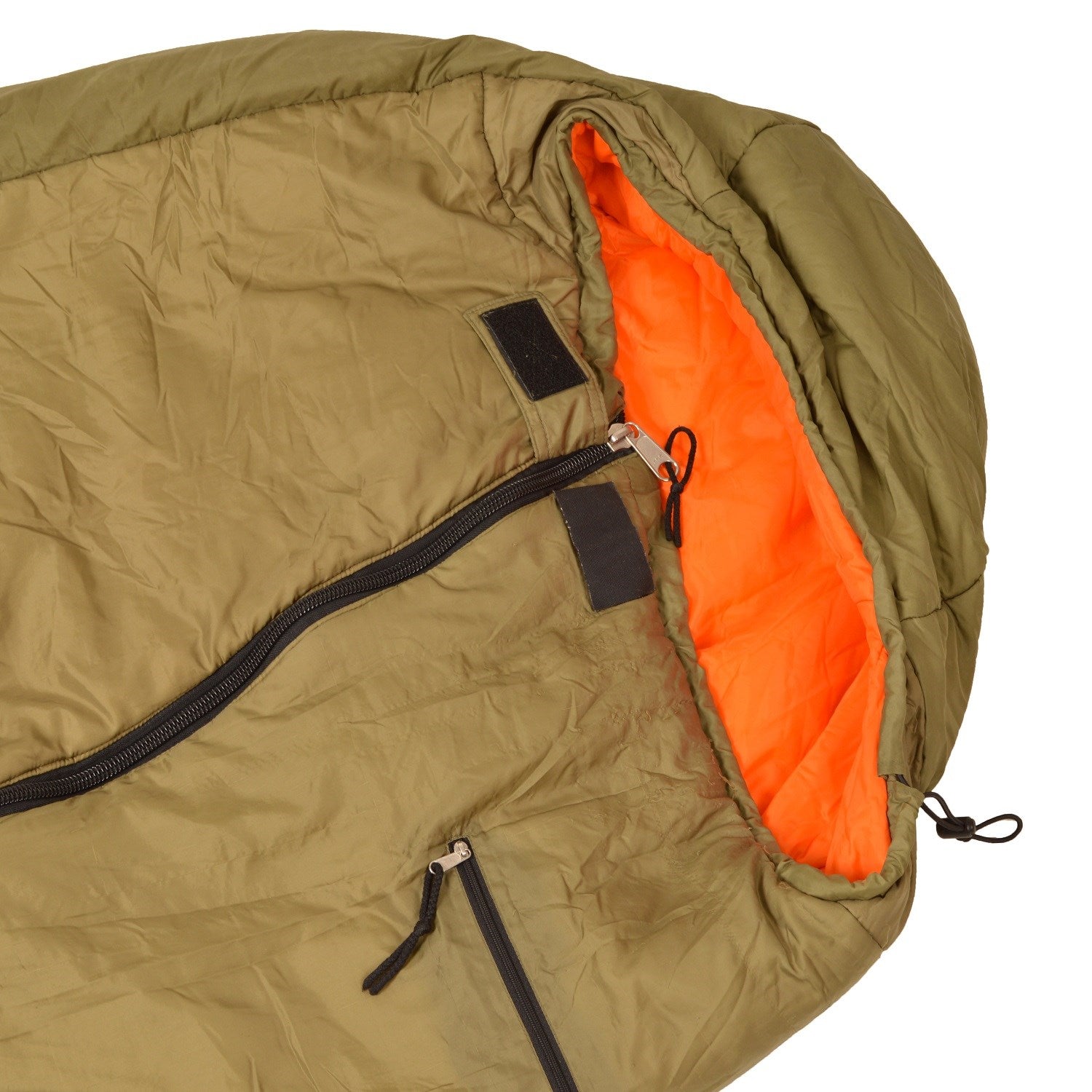 Saco de dormir AČR vz.2000 PZ invierno verde-naranja usado con funda compresible