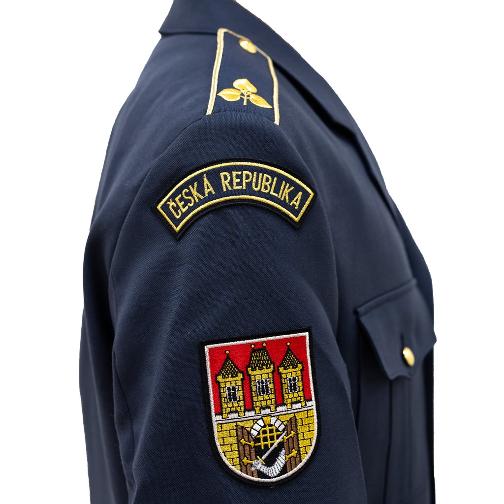 Sako azul para guardia de honor o hradní de la República Checa (modelo ceremonial)
