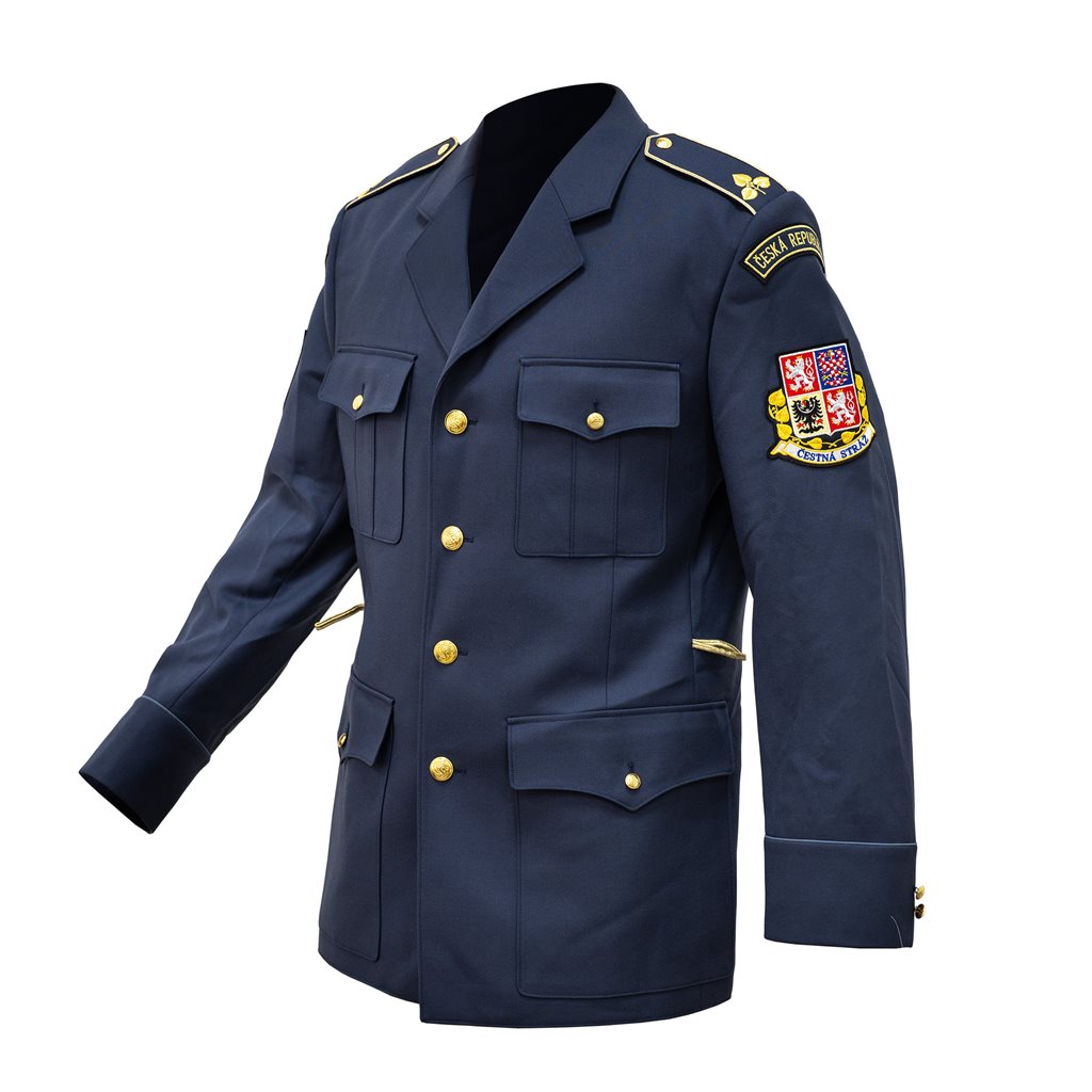 Sako azul para guardia de honor o hradní de la República Checa (modelo ceremonial)