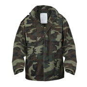 Chaqueta US M65 VAGE WOODLAND en patrón woodland