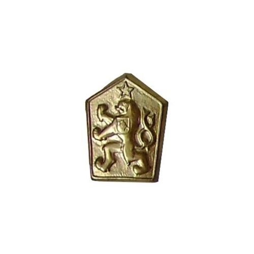 Insignia ČSLA de bronce con león y estrella