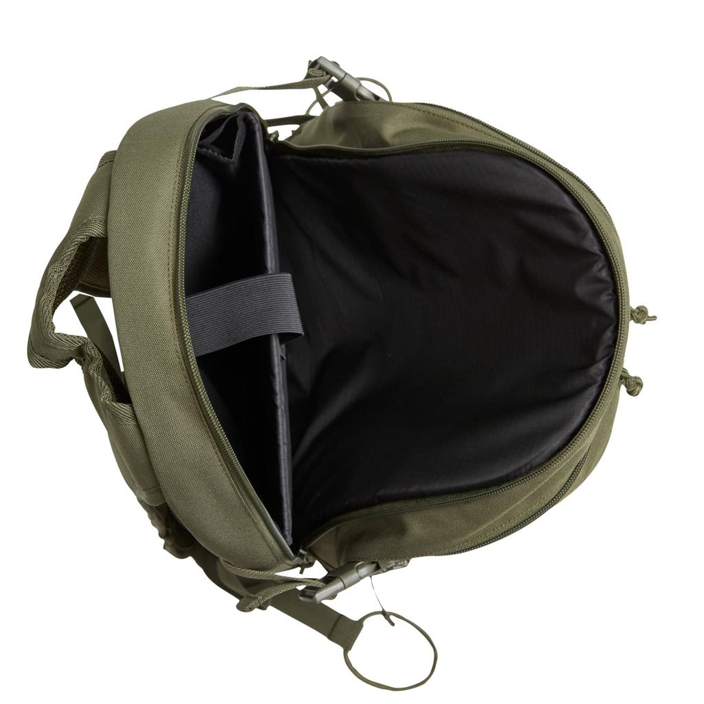 Mochila LOUIS UNI LAPTOP 20 L verde con doble compartimento y funda acolchada para portátil hasta 15 pulgadas