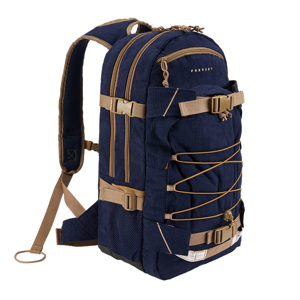 Mochila azul LOUIS CORD 20 litros con compartimento acolchado para portátil hasta 15 pulgadas