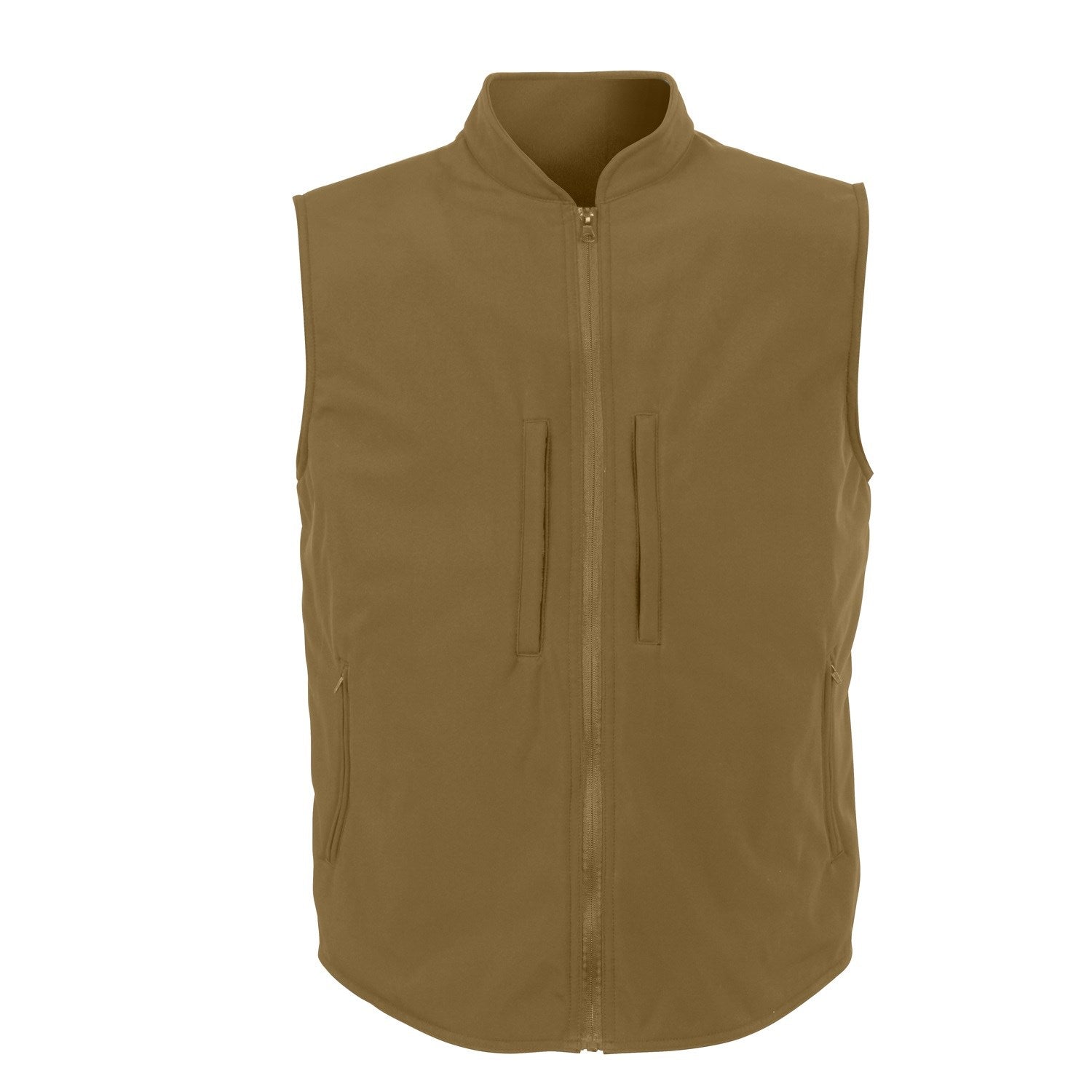 Chaleco softshell CONCEALED CARRY, resistente al agua y viento, bolsillos ext. e int., exterior 100% poliester, forro fleece