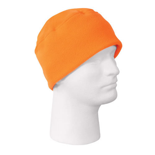 Gorro forro polar naranja de alta visibilidad