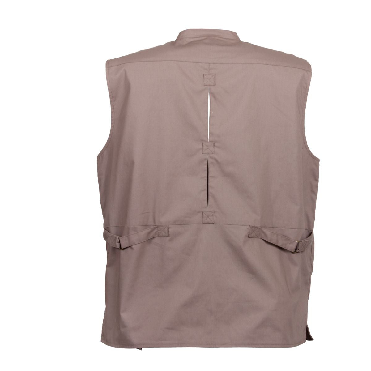 Chaleco Vesta CONCEALED CARRY ligero khaki con bolsillos interiores para porte oculto