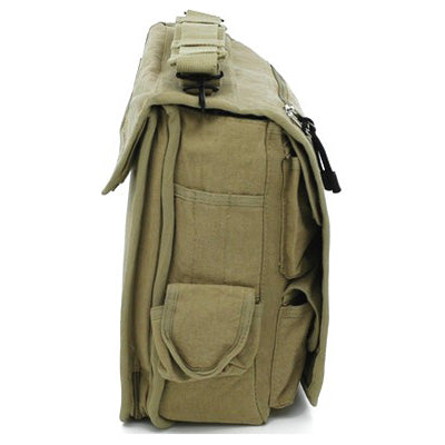 Bolsa VINTAGE M-51 bandolera negra de lona 30x35x15 cm
