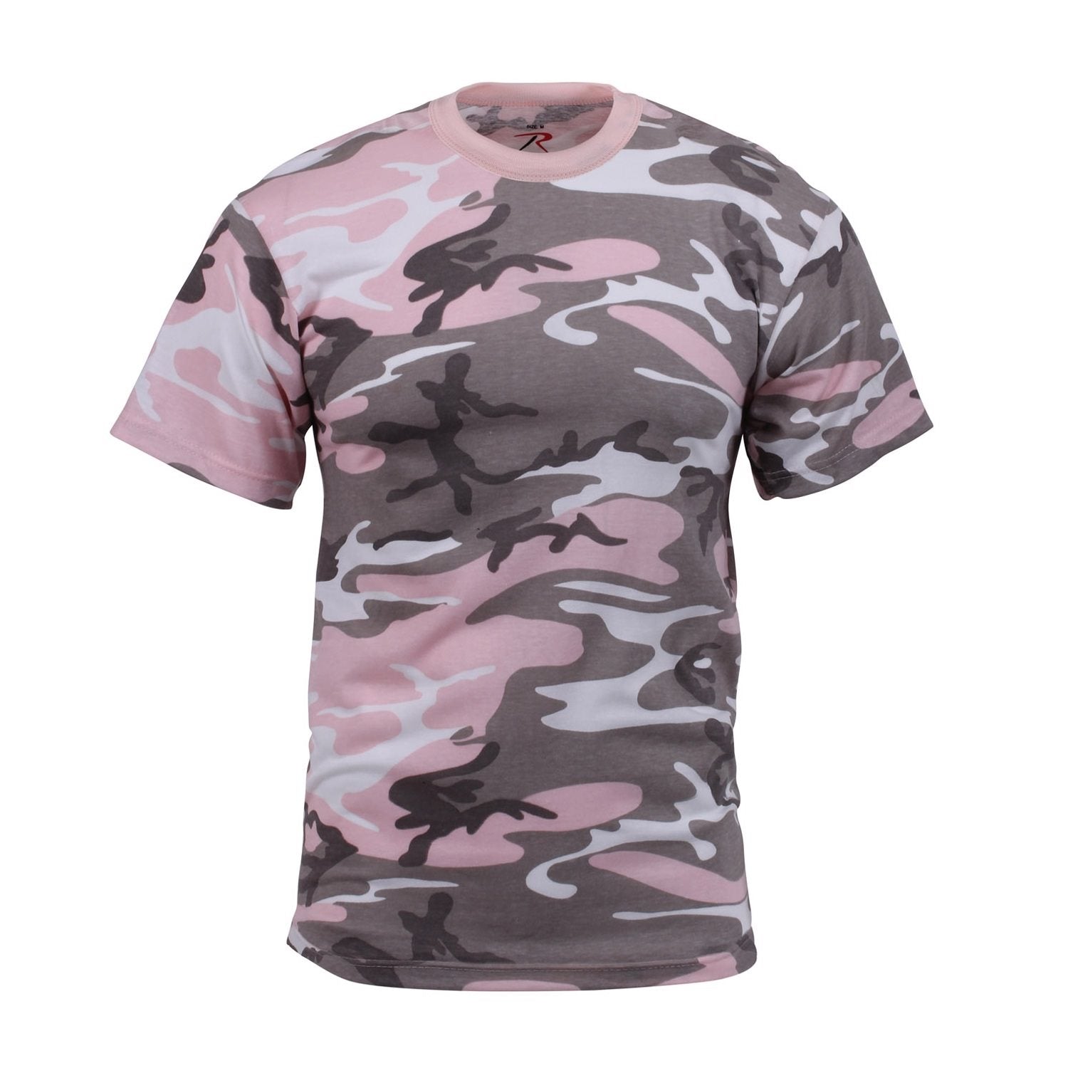 Camiseta camuflada SUBDUED PINK CAMO de Rothco, vista frontal