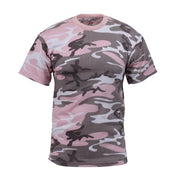 Camiseta camuflada SUBDUED PINK CAMO de Rothco, vista frontal