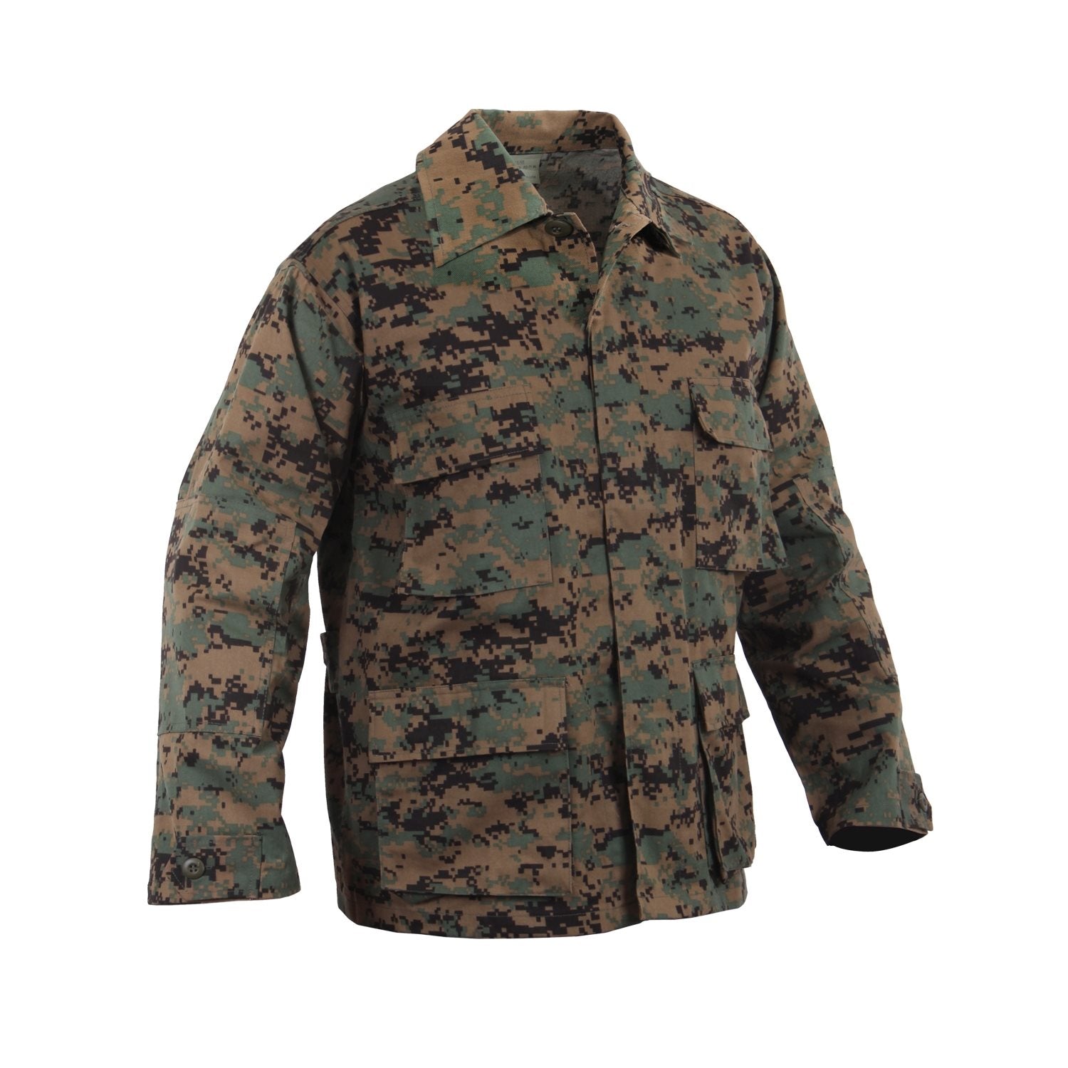 Chaqueta BDU US Digital Woodland Rothco - camuflaje digital y confección de alta calidad