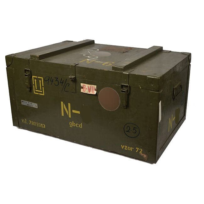Caja de madera militar sanitaria AČR N, identificador 8702722
