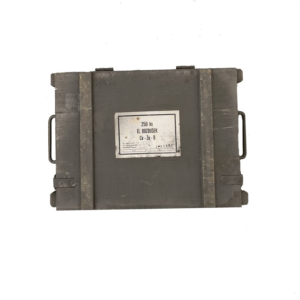 Caja de madera usada CV-ZE-B para detonadores, artículo número 87027250