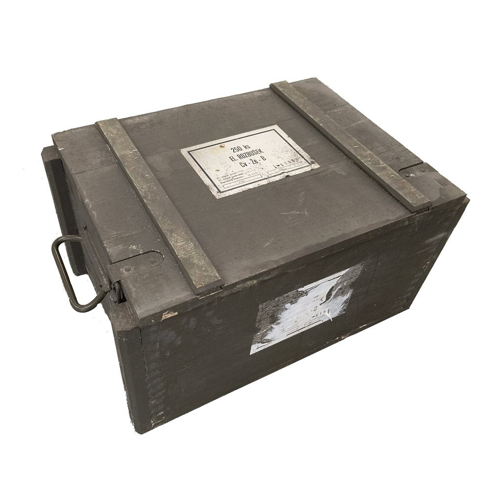 Caja de madera usada CV-ZE-B para detonadores, artículo número 87027250