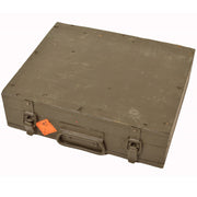Caja de madera usada para munición 82-EO-M con tapa 39 x 32 x 11 cm
