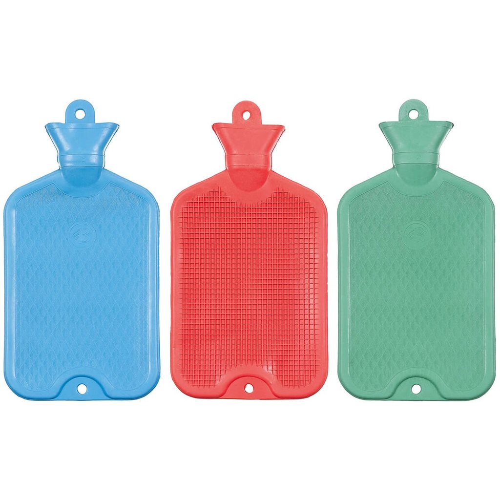 Termofor de goma Vincek — bolsa de agua caliente, imagen ilustrativa