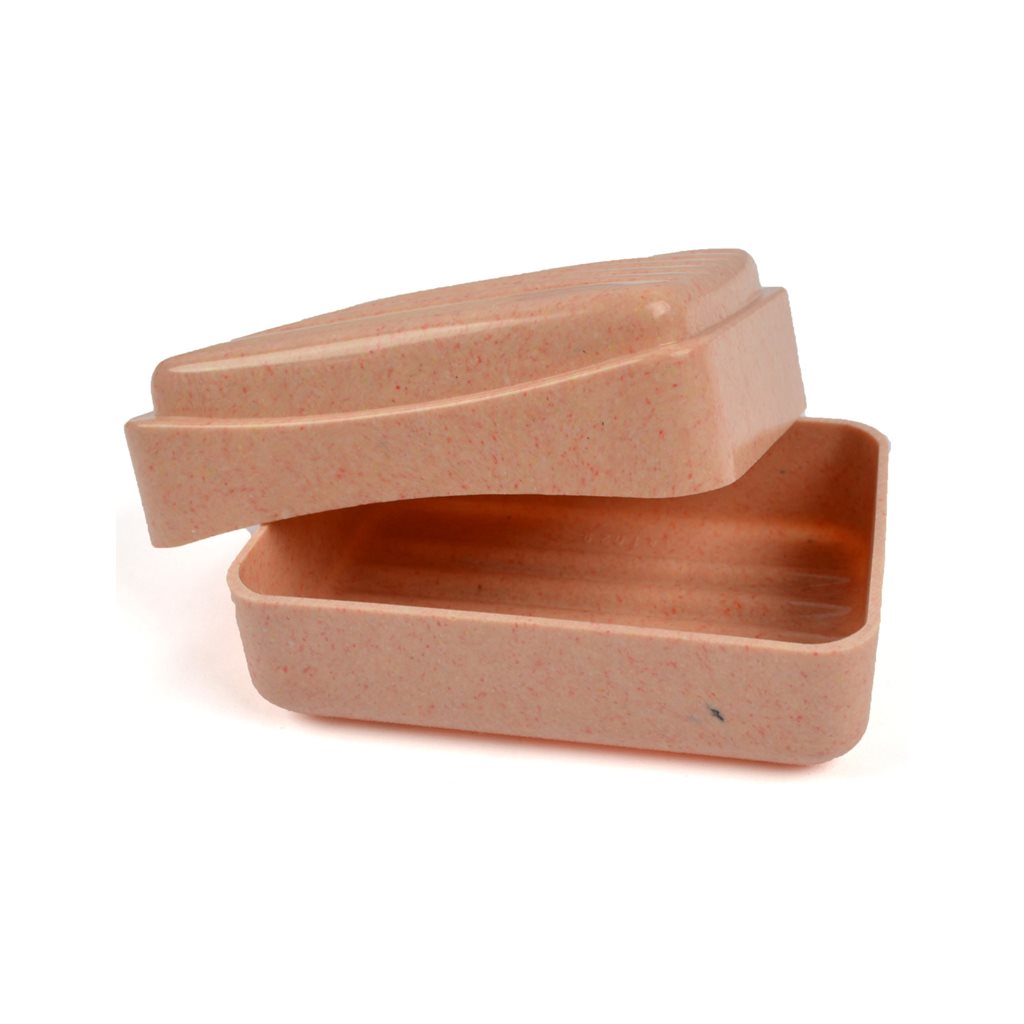 Jabonera plástica retro rosa, caja para jabón, artículo nuevo 8708912r