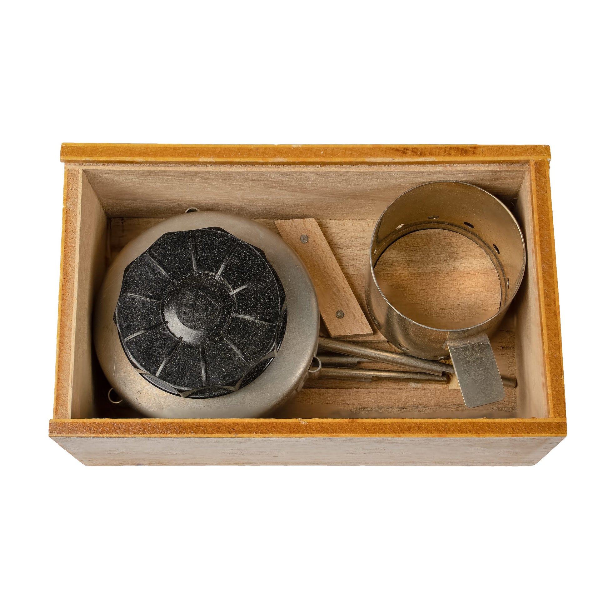 Caja de madera con hornillo pequeño de alcohol PREMA (Stará Tura)
