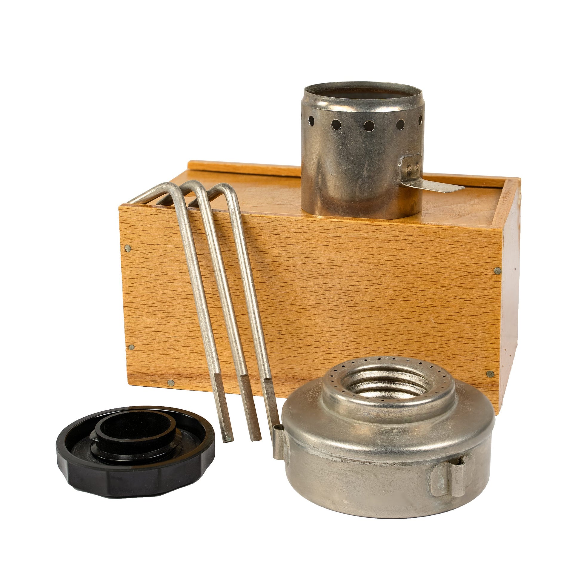 Caja de madera con hornillo pequeño de alcohol PREMA (Stará Tura)