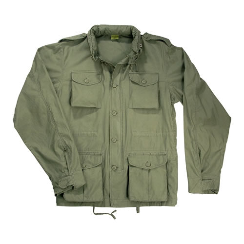 Chaqueta ligera VAGE US M65 Sage en estilo militar lavado