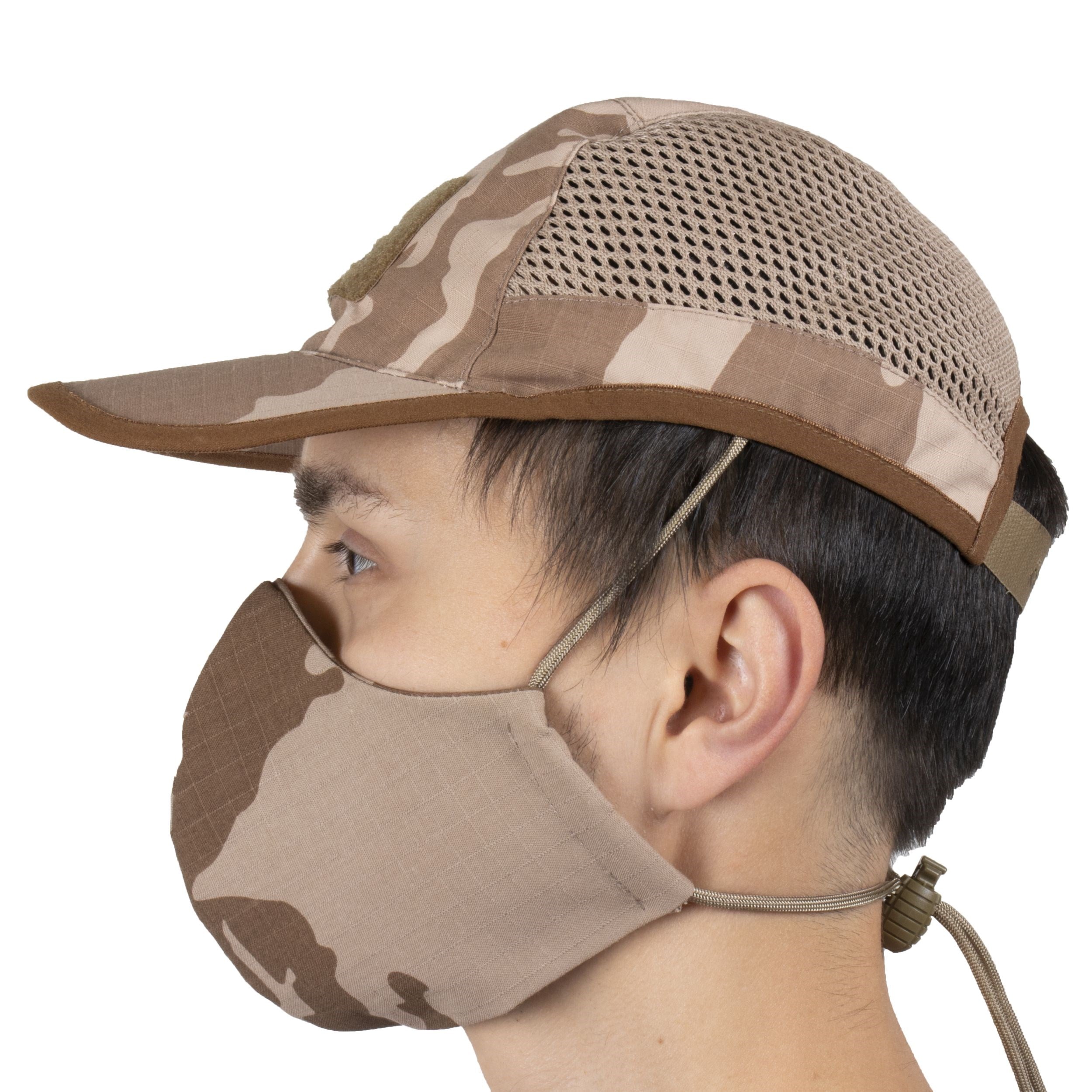 Mascarilla moldeada doble capa rip-stop vz.95 Desierto