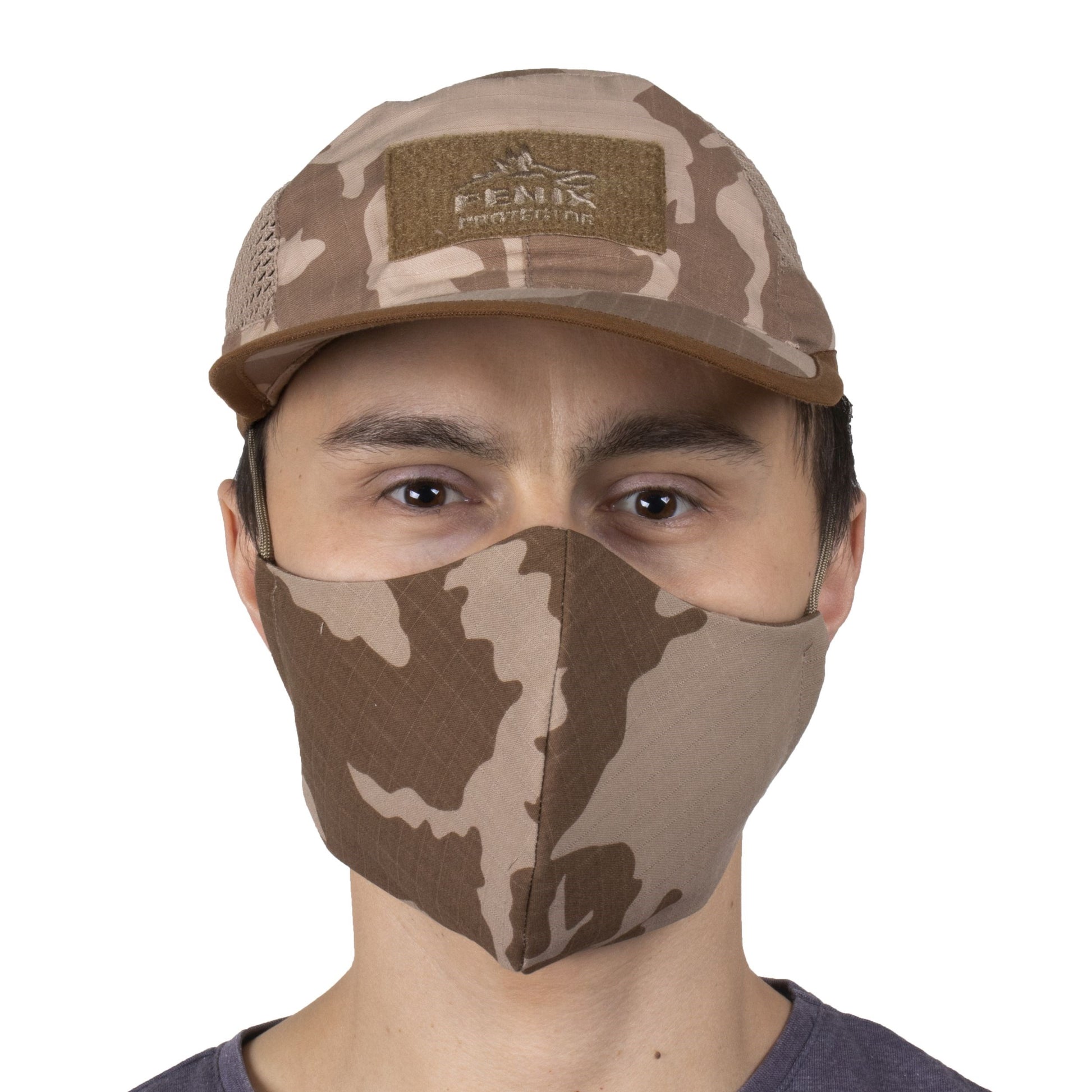 Mascarilla moldeada doble capa rip-stop vz.95 Desierto