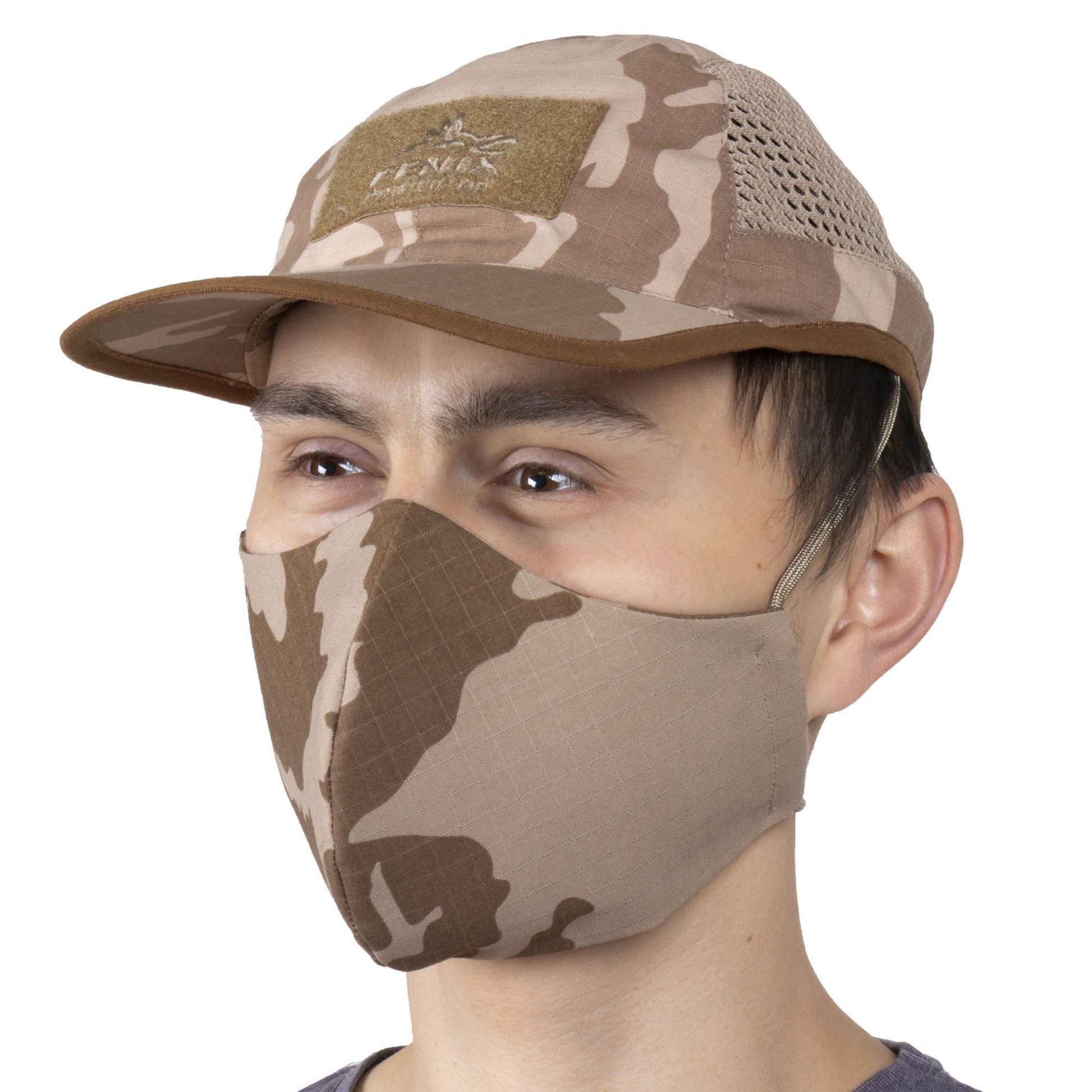 Mascarilla moldeada doble capa rip-stop vz.95 Desierto