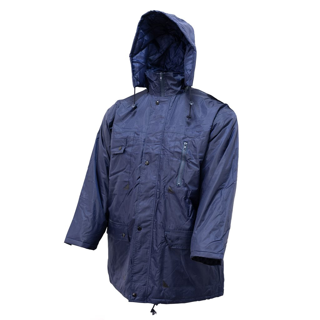 Chaqueta acolchada con capucha, vista frontal, producto 874123