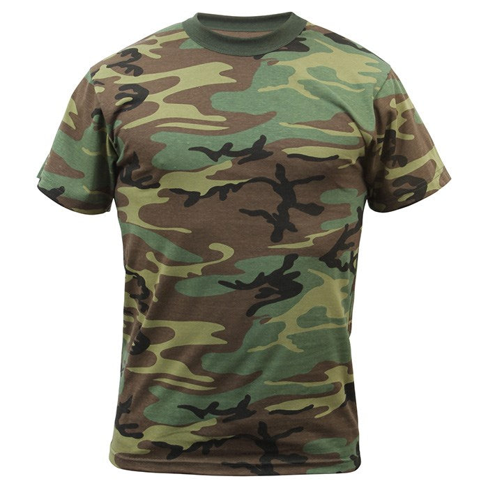 Camiseta camuflaje Rothco 60% algodón 40% poliéster