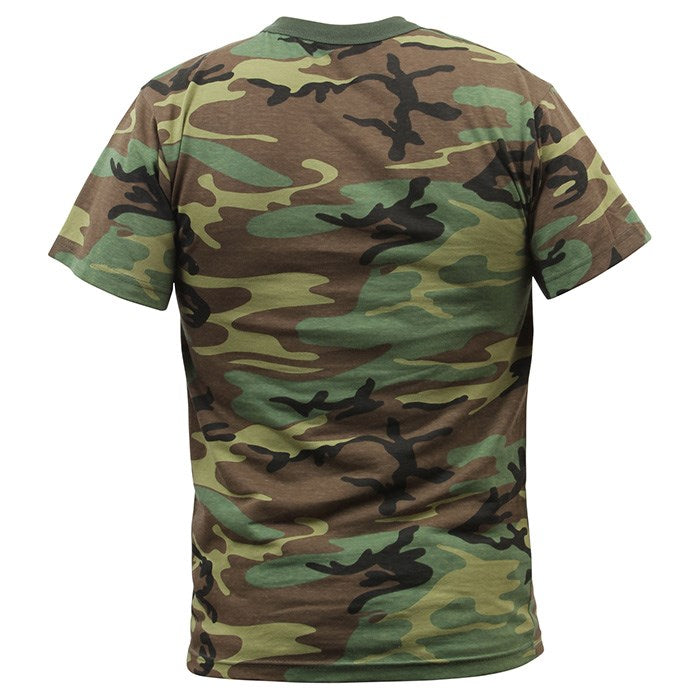 Camiseta camuflaje Rothco 60% algodón 40% poliéster