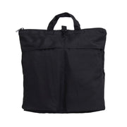 Bolsa para casco negra con interior acolchado y dos bolsillos exteriores