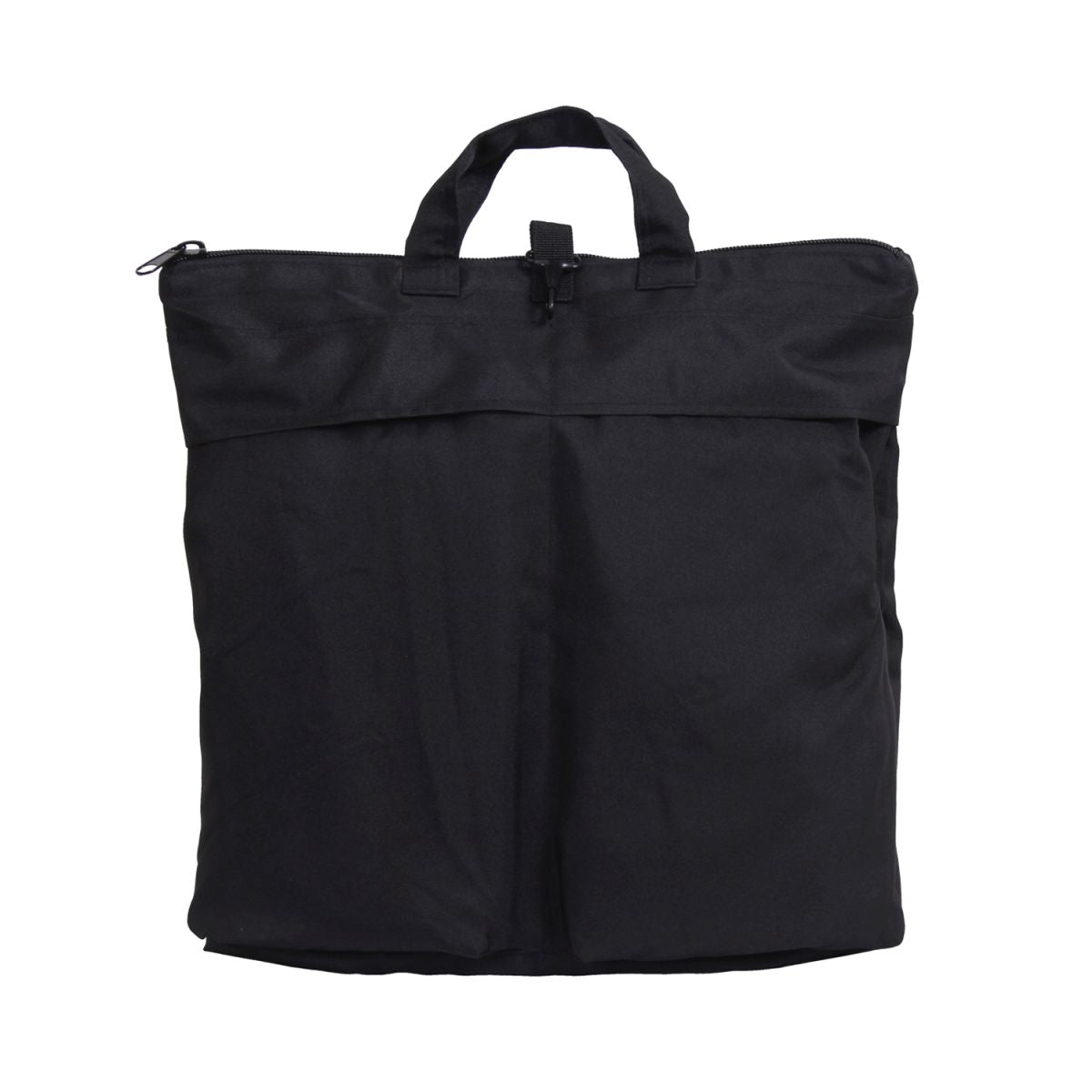Bolsa para casco negra con interior acolchado y dos bolsillos exteriores