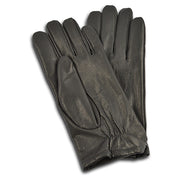 Guantes AČR piel de cabra 2009 negros, par de guantes militares