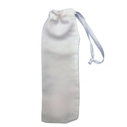 Bolsa blanca para cubiertos de algodón 80 x 240 mm