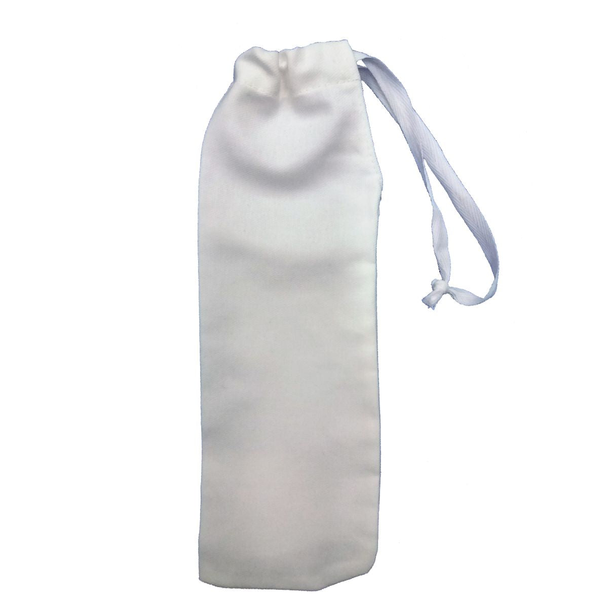 Bolsa blanca para cubiertos de algodón 80 x 240 mm