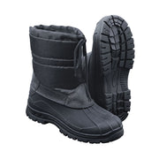 Botas de invierno CANADIAN negras con forro y bandera reflectante en el talón