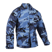 Blusa tipo BDU Rothco camuflaje Sky Blue, alta calidad