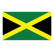 Bandera de Jamaica 150x90 cm en poliéster con ojales metálicos