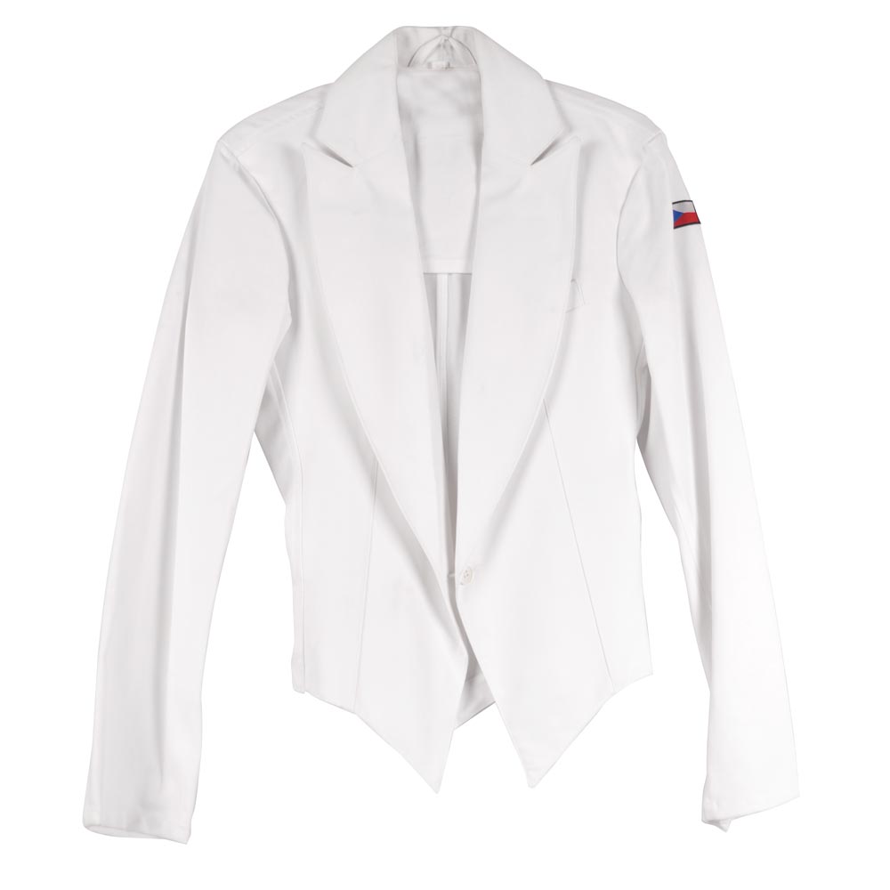 Blusa rondon de cocinero AČR blanca