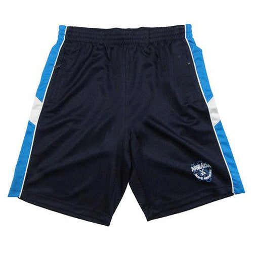 Pantalones cortos teplák azules con emblema ALEA