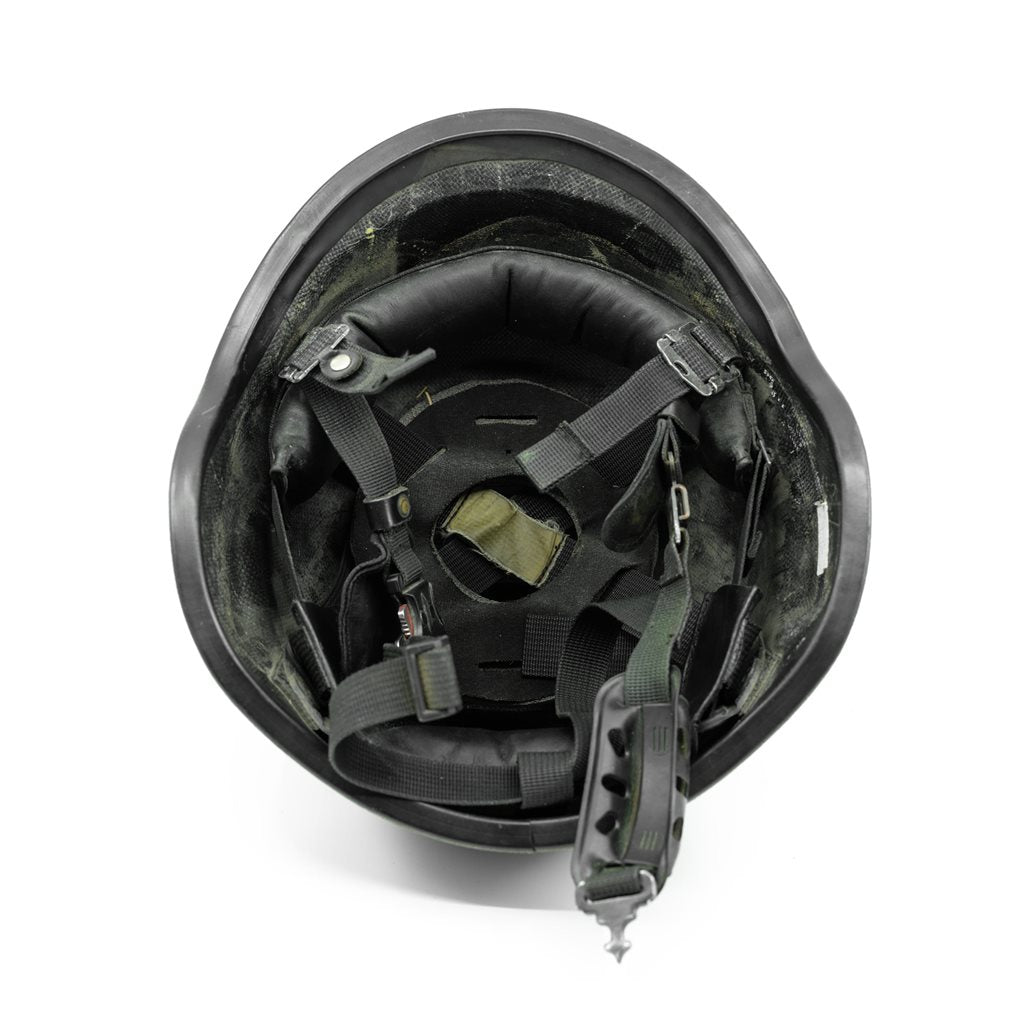 Imagen de casco balístico modelo 2006 usado, procedente de venta del Ejército de la República Checa