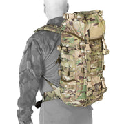 Mochila táctica 30 L con acceso trasero y bolsillos ampliables