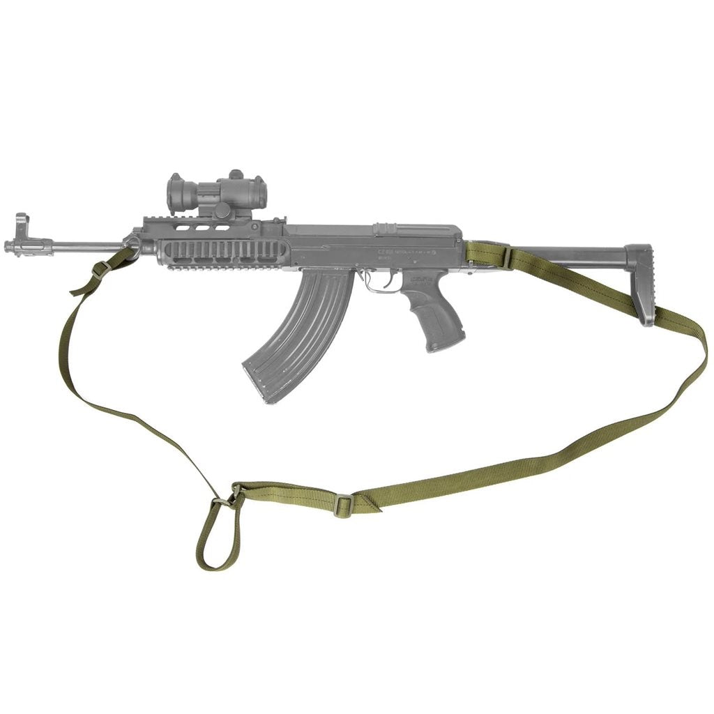 Correa táctica 2 puntos verde para armas largas - 89311OD