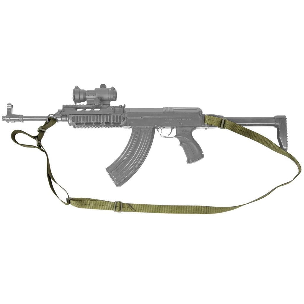 Correa táctica 2 puntos verde para armas largas - 89311OD